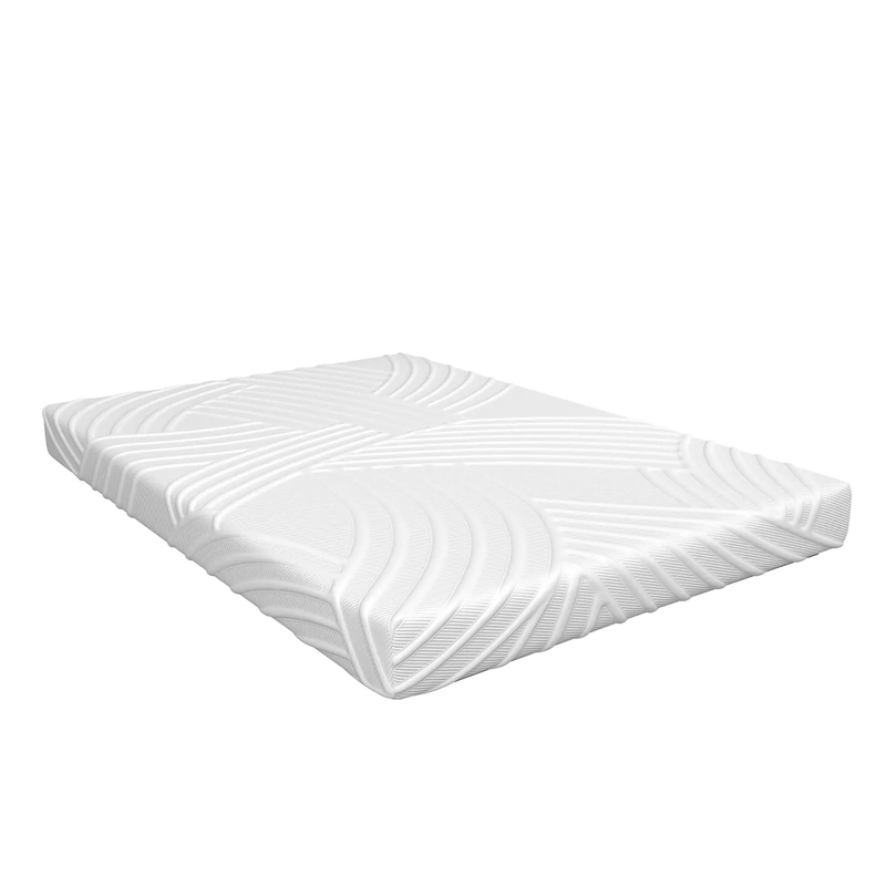 8 Inch Memory Foam Mattress with Poly Jacquard Fabric Cover by DirectDeals