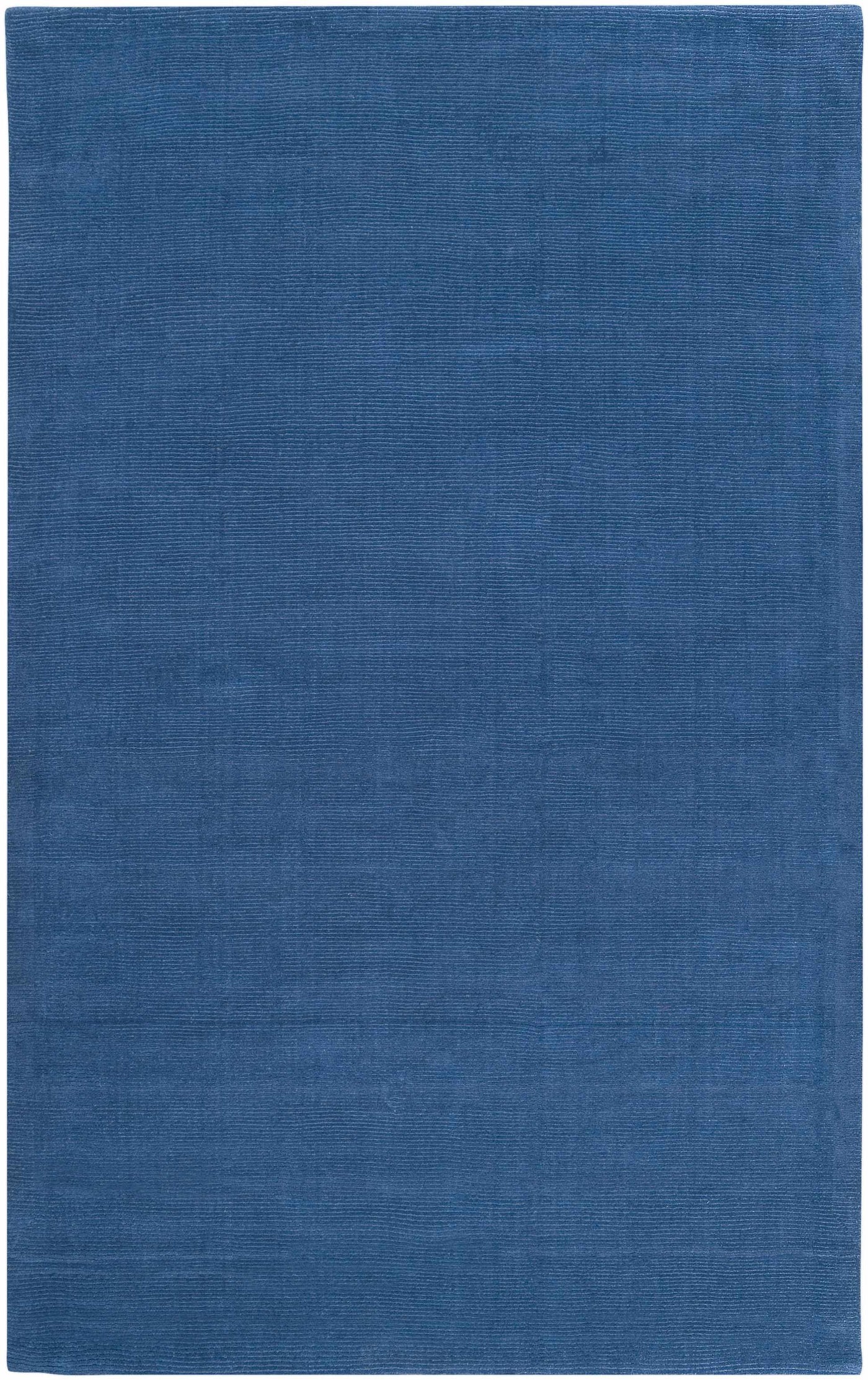 Brockton Solid Blue Wool Rug by Boutique Rugs