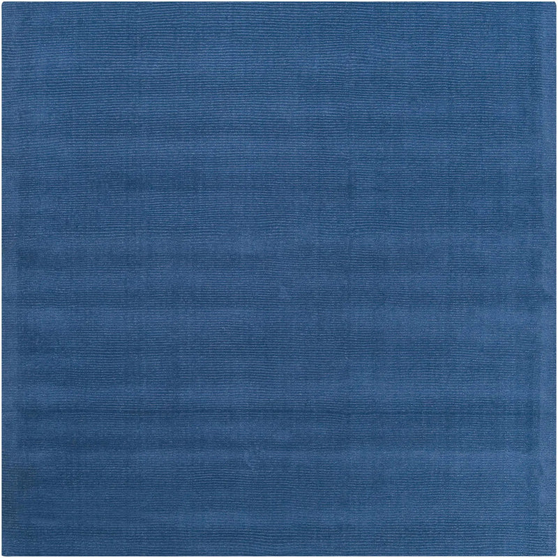 Brockton Solid Blue Wool Rug by Boutique Rugs