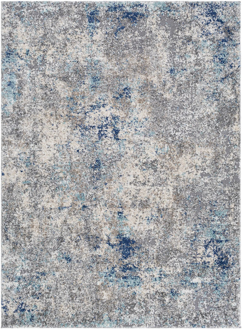 Findochty Blue&Gray Abstract Area Rug by Boutique Rugs