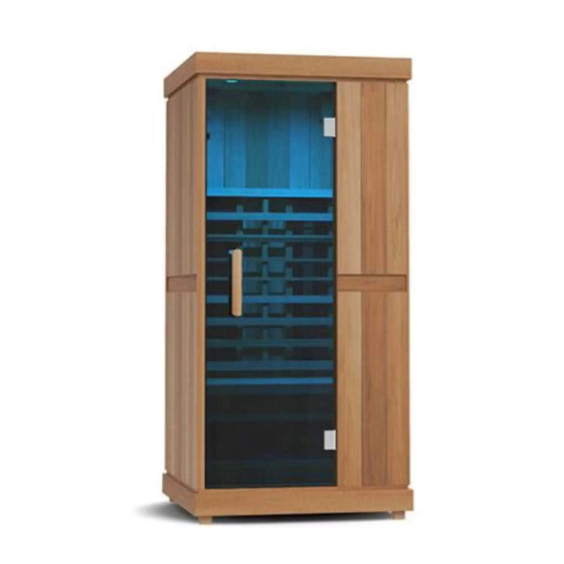 Finnmark FD-1 Full Spectrum 1-Person Home Infrared Sauna With Bluetooth Audio [FD-KN001] (SAK18374) by SAKSBY WHOLESALE