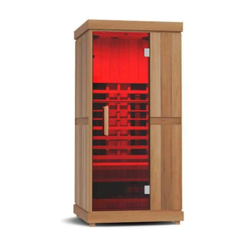 Finnmark FD-1 Full Spectrum 1-Person Home Infrared Sauna With Bluetooth Audio [FD-KN001] (SAK18374) by SAKSBY WHOLESALE
