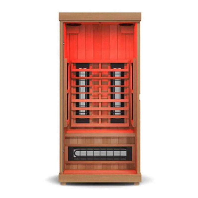 Finnmark FD-1 Full Spectrum 1-Person Home Infrared Sauna With Bluetooth Audio [FD-KN001] (SAK18374) by SAKSBY WHOLESALE