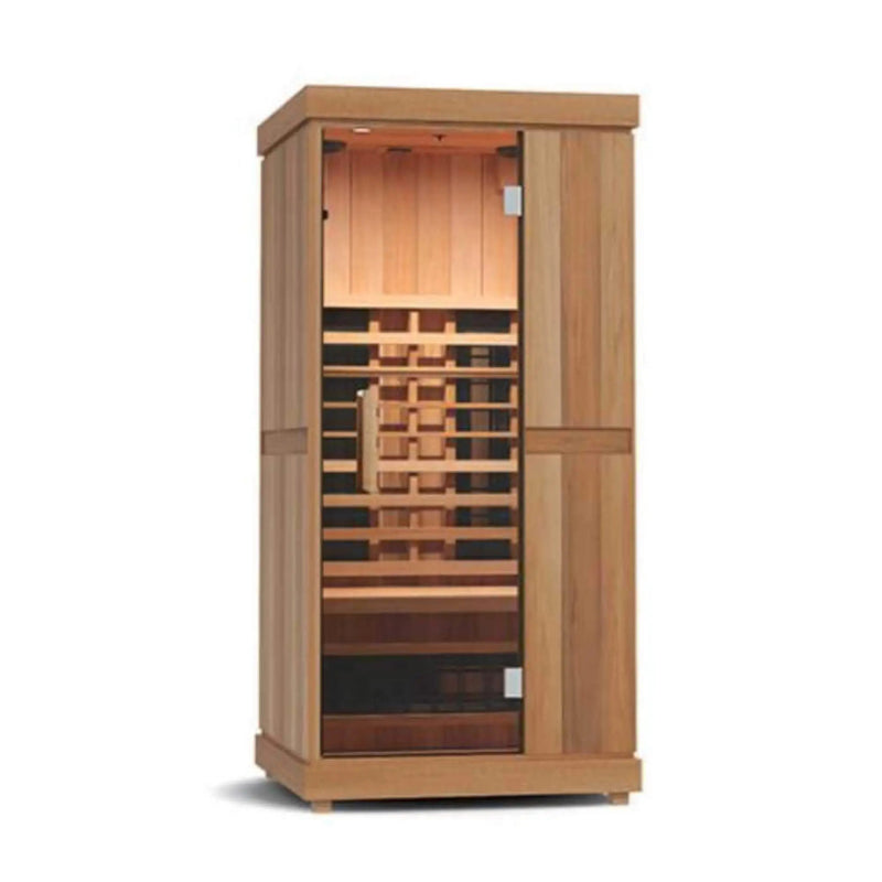Finnmark FD-1 Full Spectrum 1-Person Home Infrared Sauna With Bluetooth Audio [FD-KN001] (SAK18374) by SAKSBY WHOLESALE