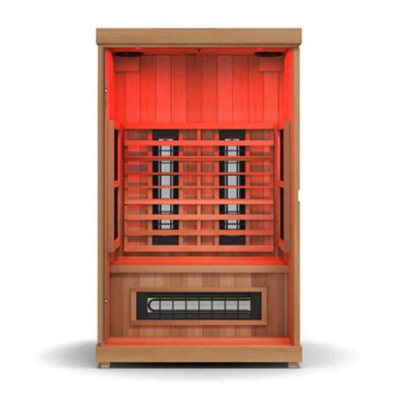 Finnmark FD-2 Full-Spectrum 2-Person Home Infrared Sauna With Built-In LCD Touchscreen Controller [FD-KN002] (SAK94731) by SAKSBY WHOLESALE