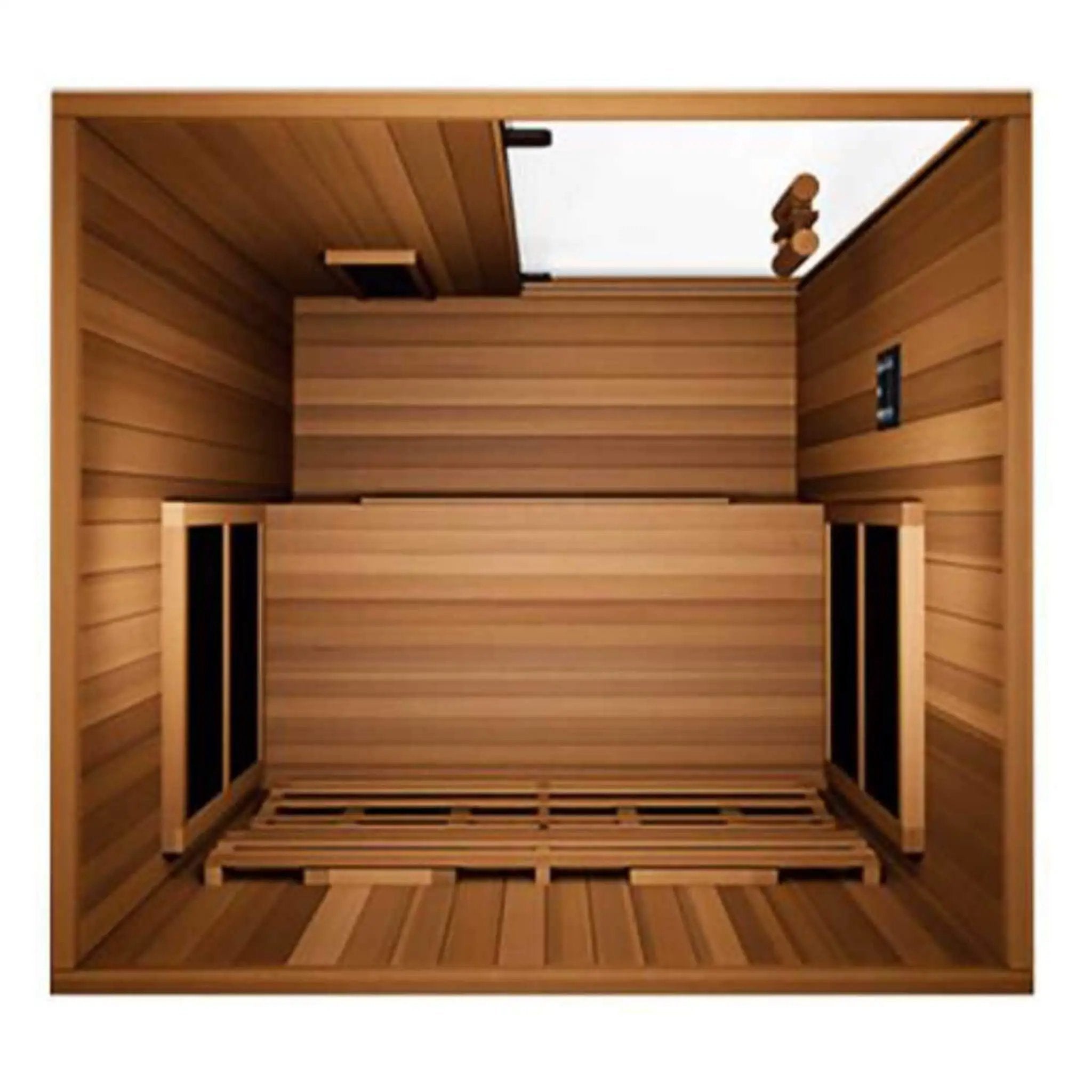 Finnmark FD-2 Full-Spectrum 2-Person Home Infrared Sauna With Built-In LCD Touchscreen Controller [FD-KN002] (SAK94731) by SAKSBY WHOLESALE