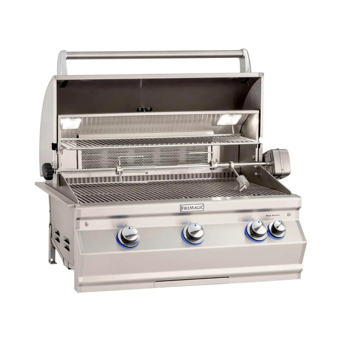 Fire Magic Aurora 36-Inch Multi-User Built-In Grill With Analog Thermometer & Rotisserie Kit [A790I-8EAN/P] (SAK42701) by SAKSBY WHOLESALE