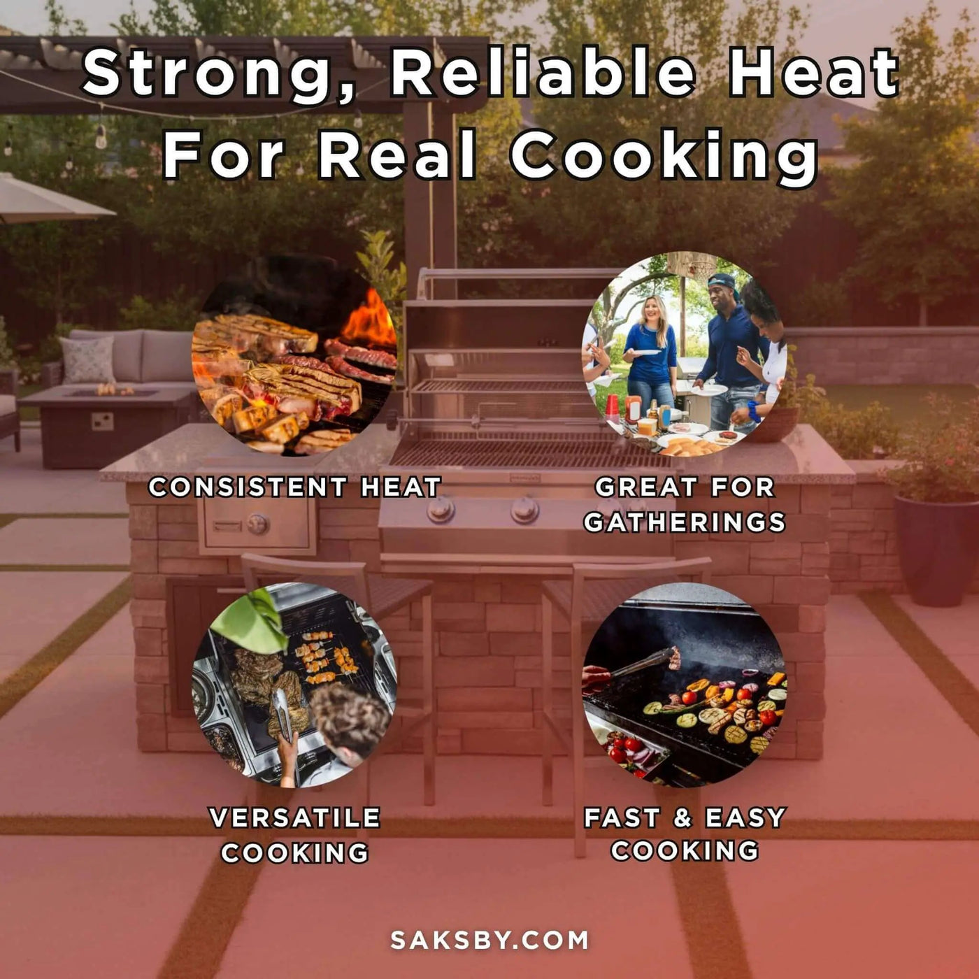Fire Magic Aurora 30-Inch Multi-User Built-In Grill With Analog Thermometer & Rotisserie Kit [A540I-8EAN/P] (SAK14578) by SAKSBY WHOLESALE