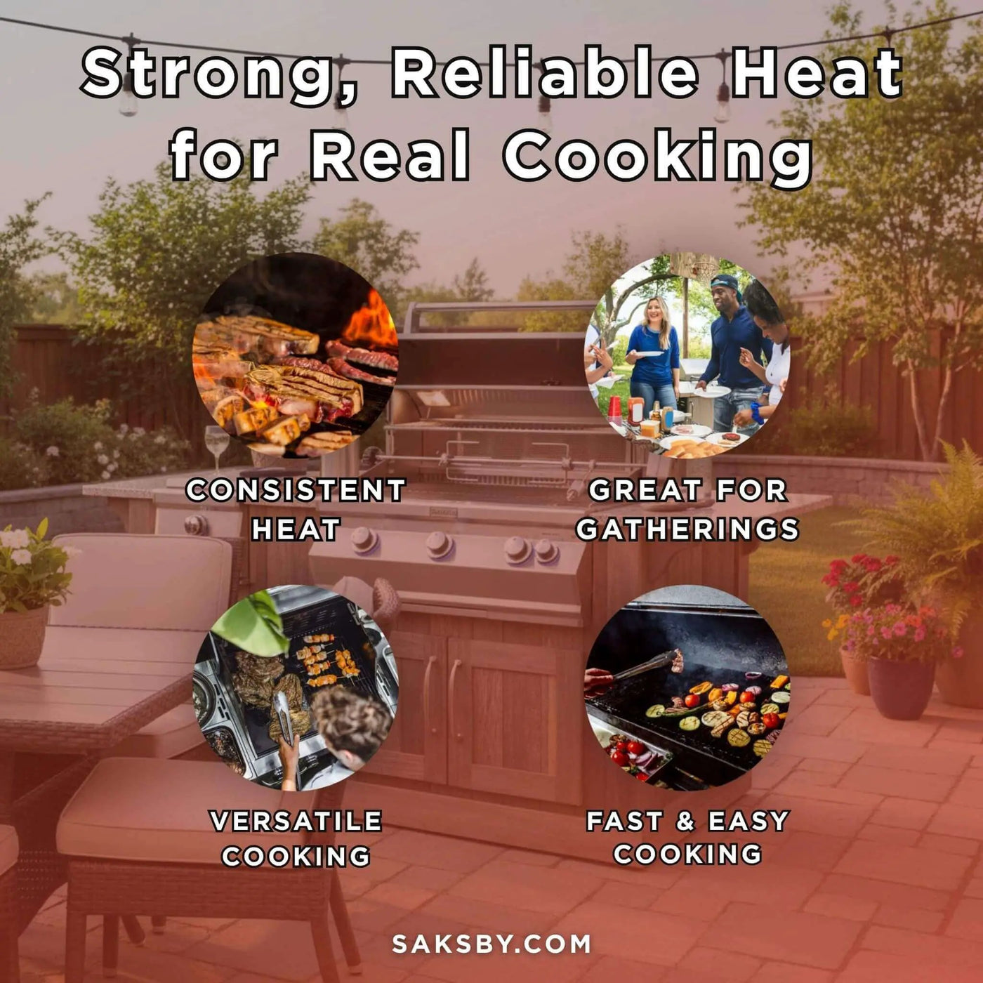 Fire Magic Aurora 36-Inch Multi-User Built-In Grill With Analog Thermometer & Rotisserie Kit [A790I-8EAN/P] (SAK42701) by SAKSBY WHOLESALE