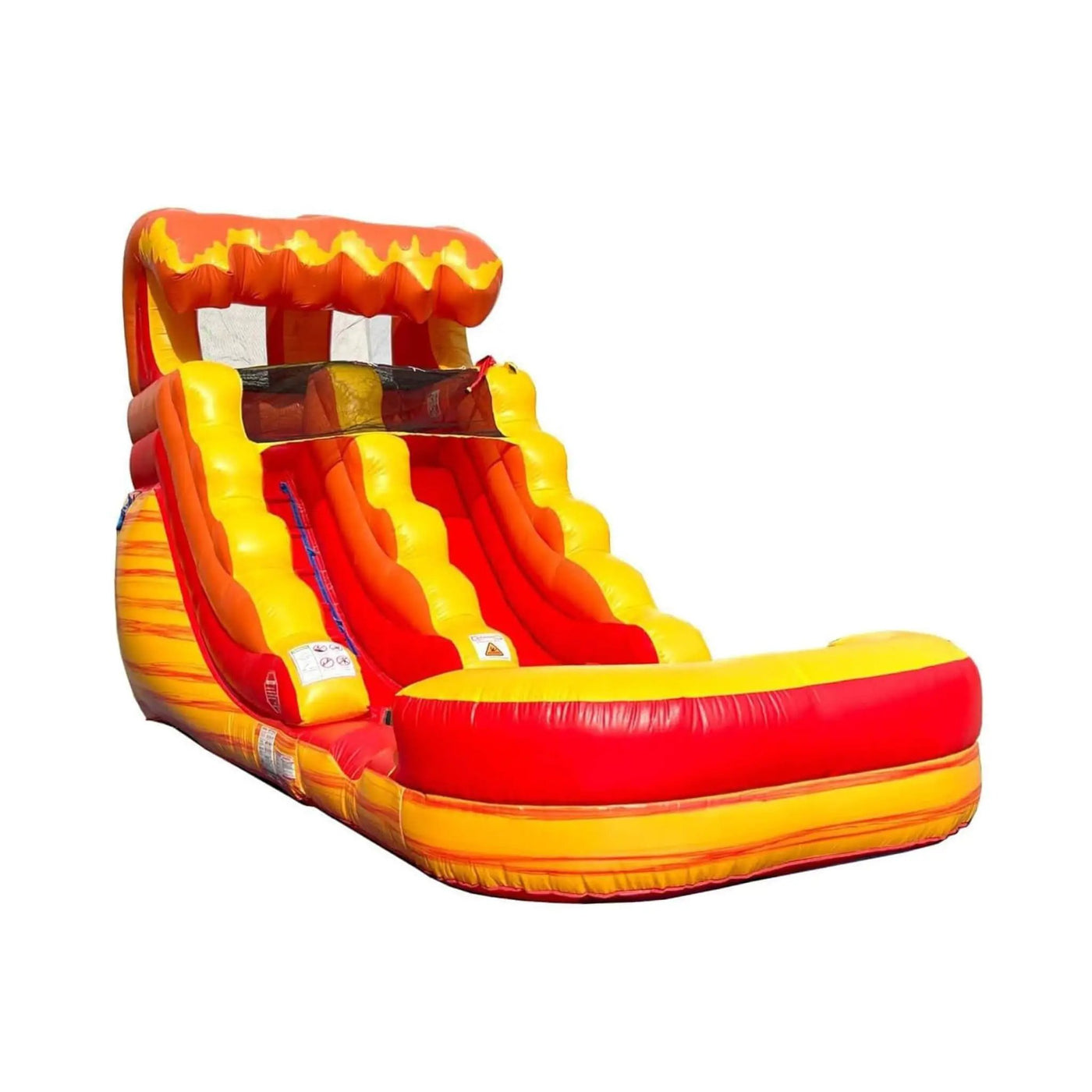 Large Fire Marble Inflatable Water Slide With Pool And Blower (SAK34567) by SAKSBY WHOLESALE