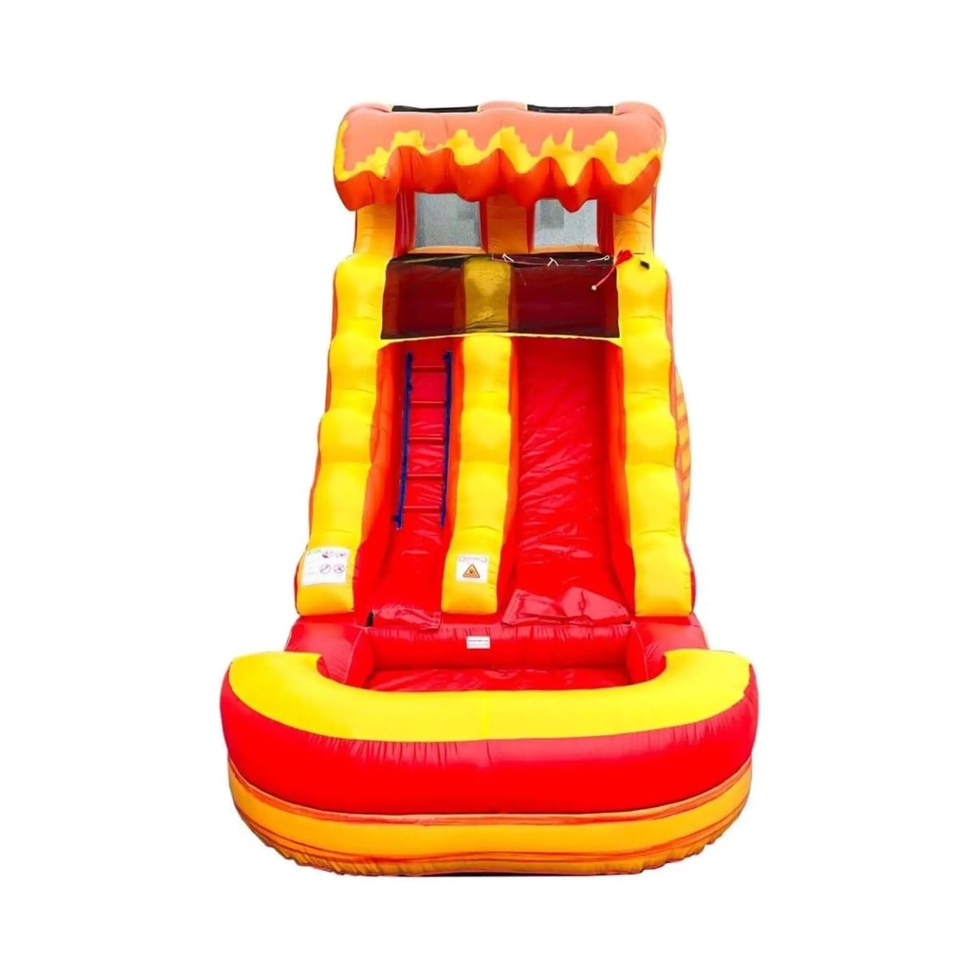 Large Fire Marble Inflatable Water Slide With Pool And Blower (SAK34567) by SAKSBY WHOLESALE