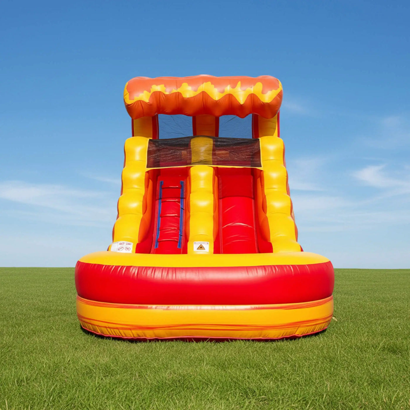 Large Fire Marble Inflatable Water Slide With Pool And Blower (SAK34567) by SAKSBY WHOLESALE