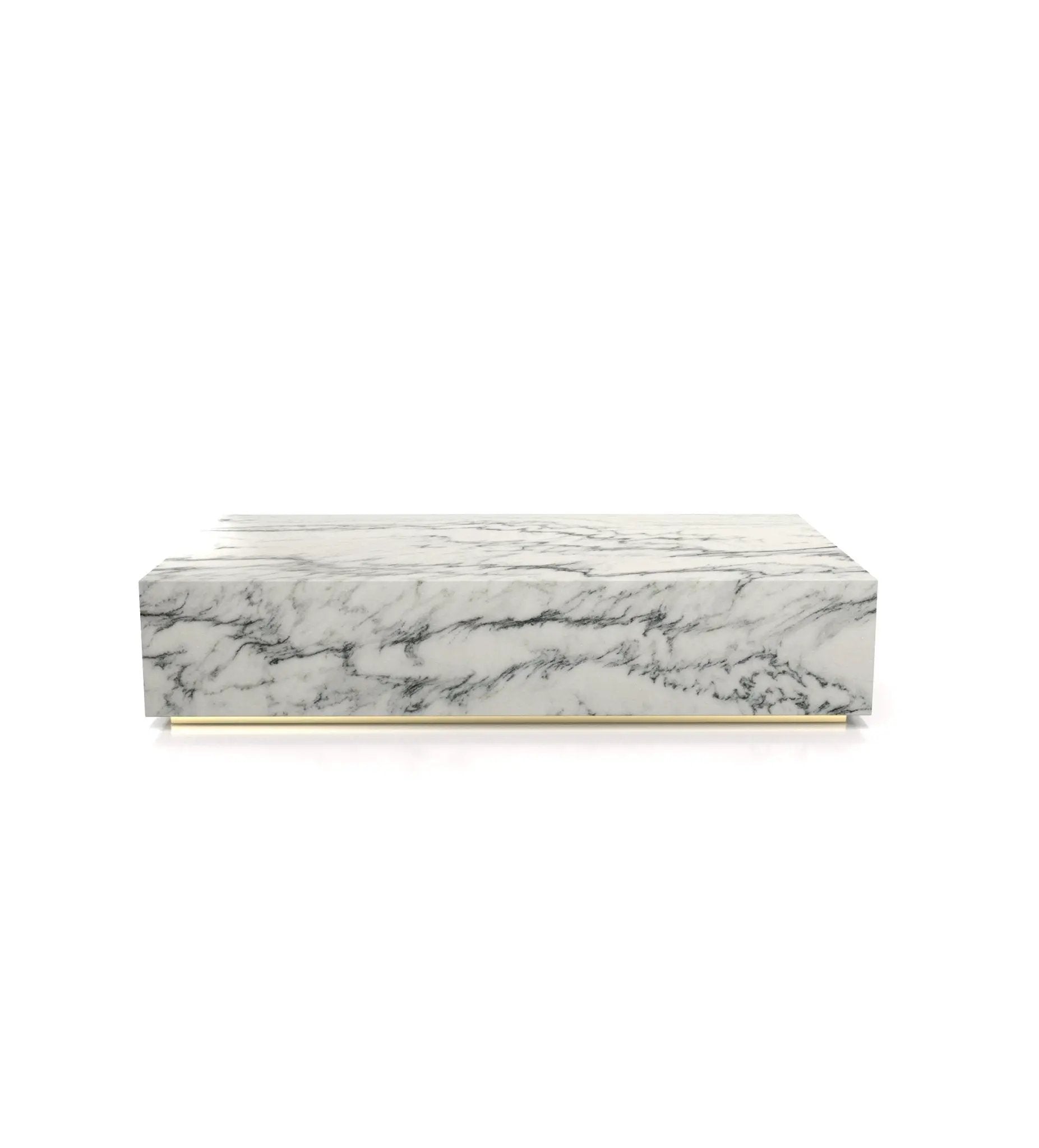 Firenze Rectangular Plinth Coffee Table by Zicana Boutique