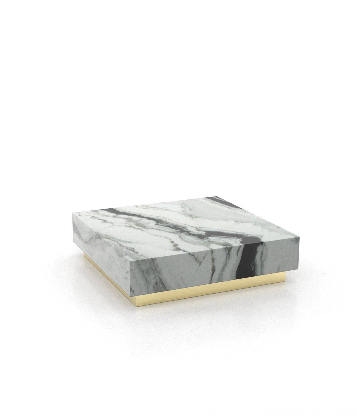 Firenze Square Plinth Coffee Table by Zicana Boutique