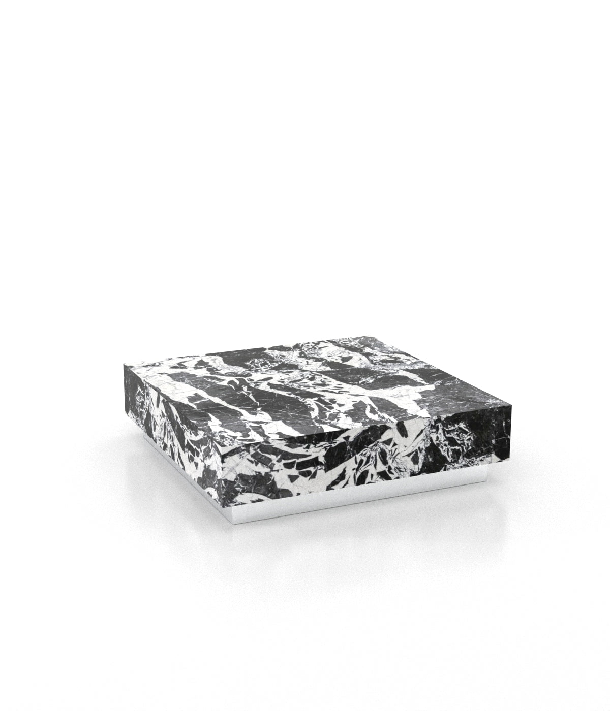 Firenze Square Plinth Coffee Table by Zicana Boutique