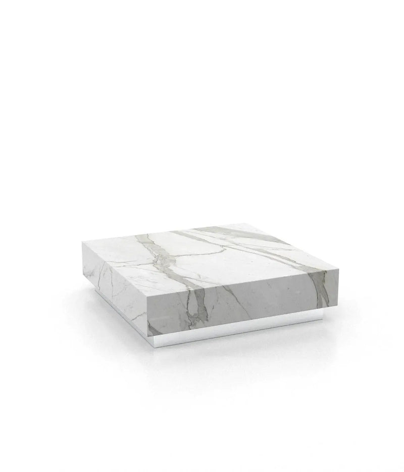 Firenze Square Plinth Coffee Table by Zicana Boutique