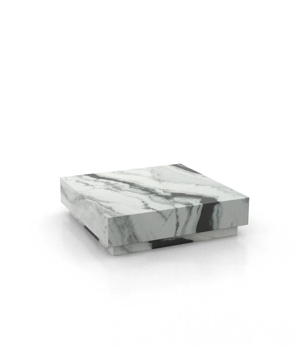 Firenze Square Plinth Coffee Table by Zicana Boutique
