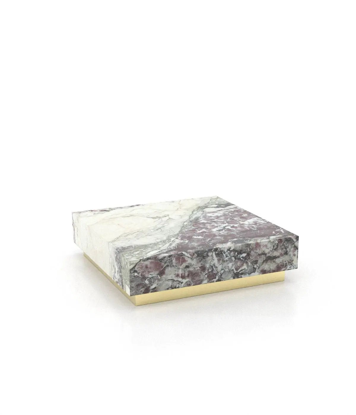 Firenze Square Plinth Coffee Table by Zicana Boutique