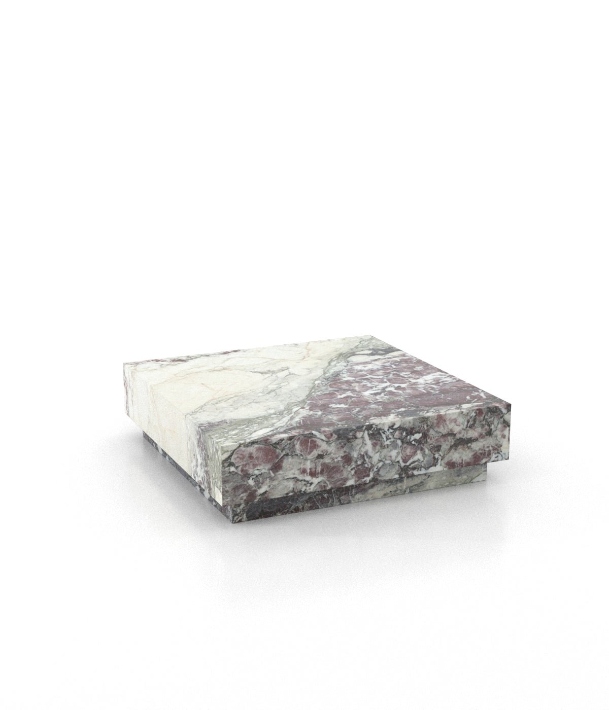 Firenze Square Plinth Coffee Table by Zicana Boutique
