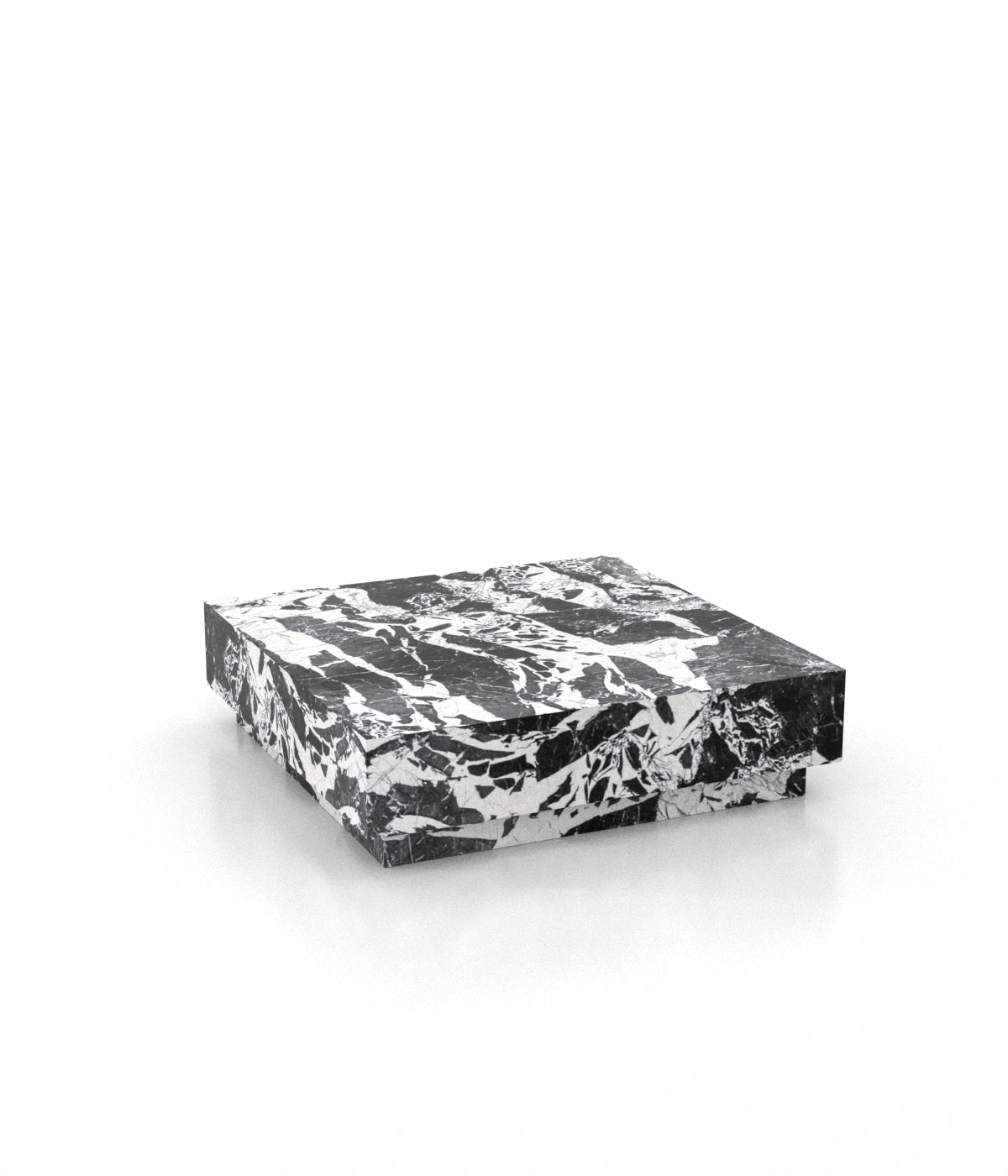 Firenze Square Plinth Coffee Table by Zicana Boutique
