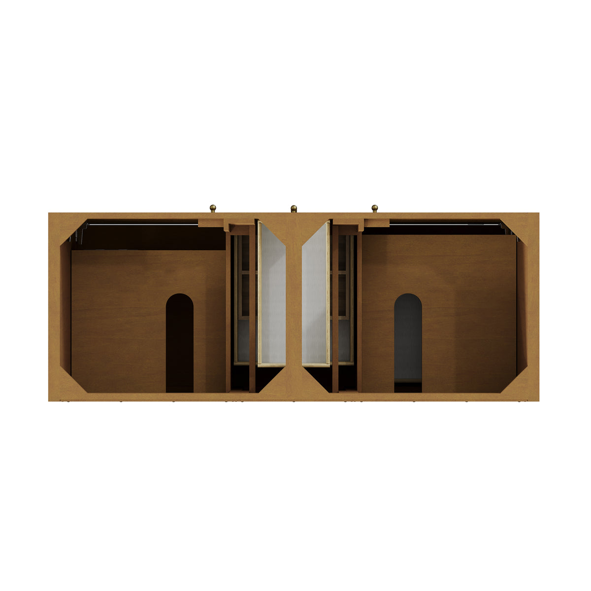 James Martin Hudson 60" Double Bathroom Vanity, Honey Oak, view 21