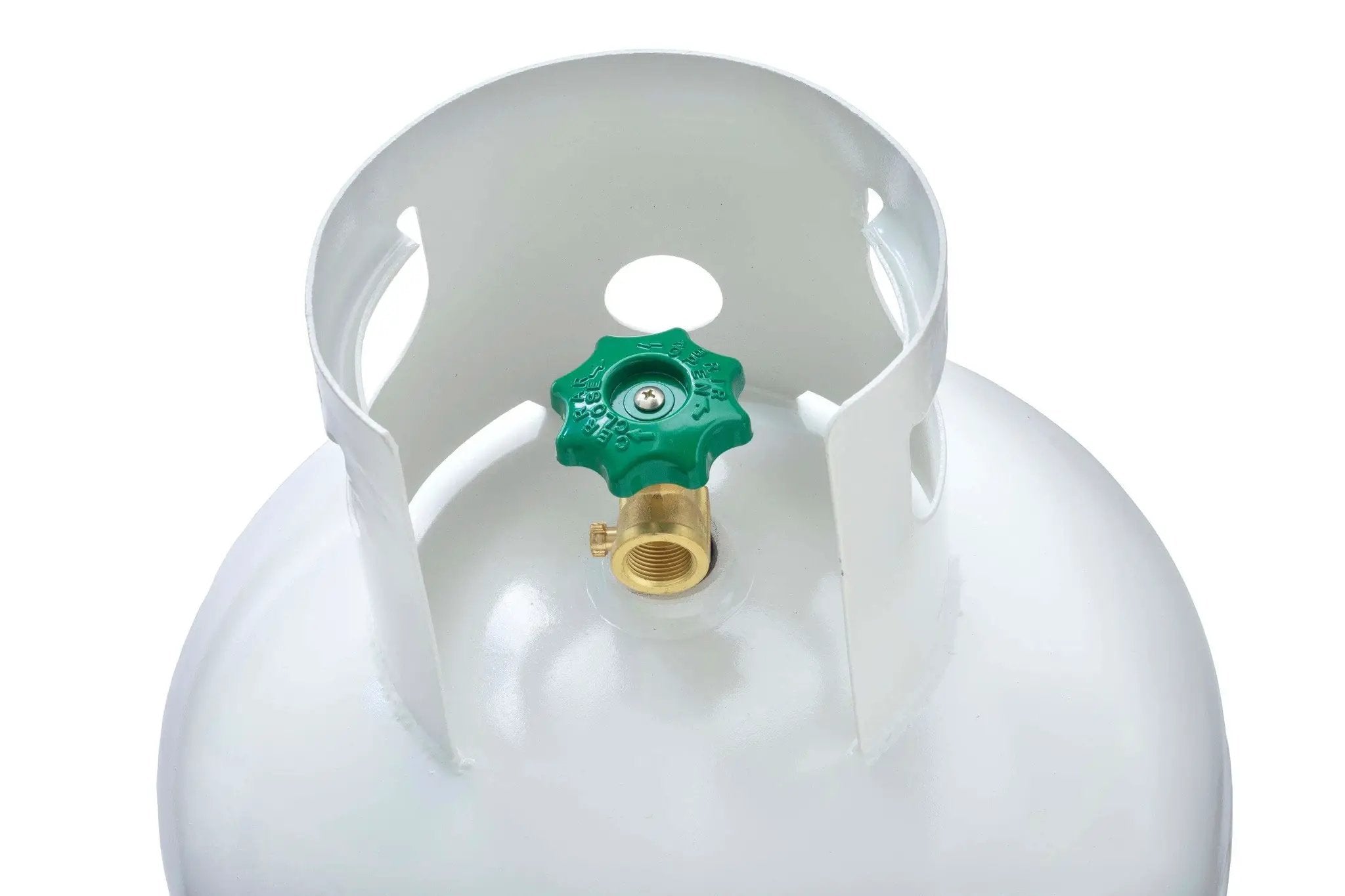 Flame King 100lb Empty Propane Tank LP Cylinder with POL Valve by Flame King Products