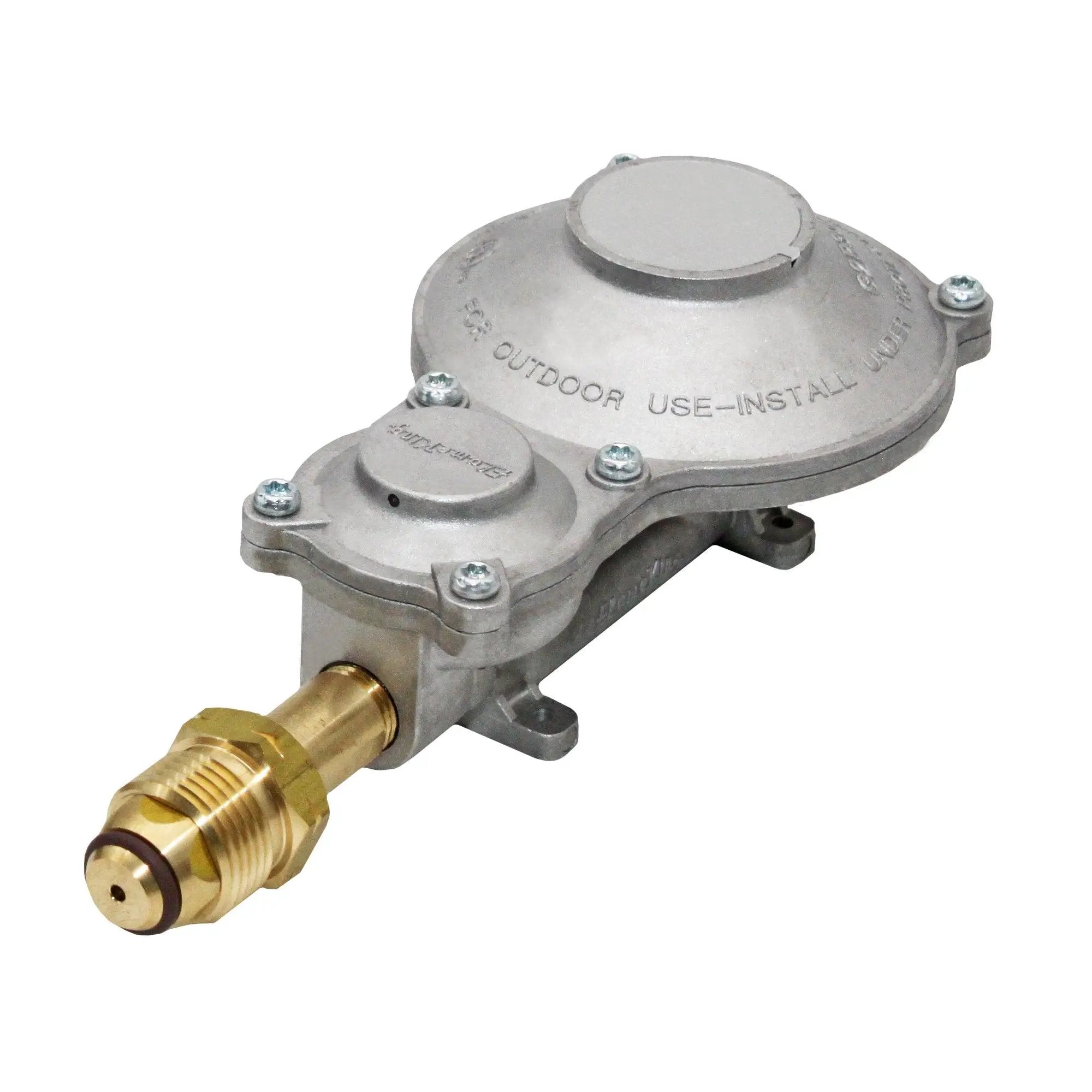 Flame King 2-Stage 300,000 BTU Propane LP Horizontal Super Compact Regulator by Flame King Products