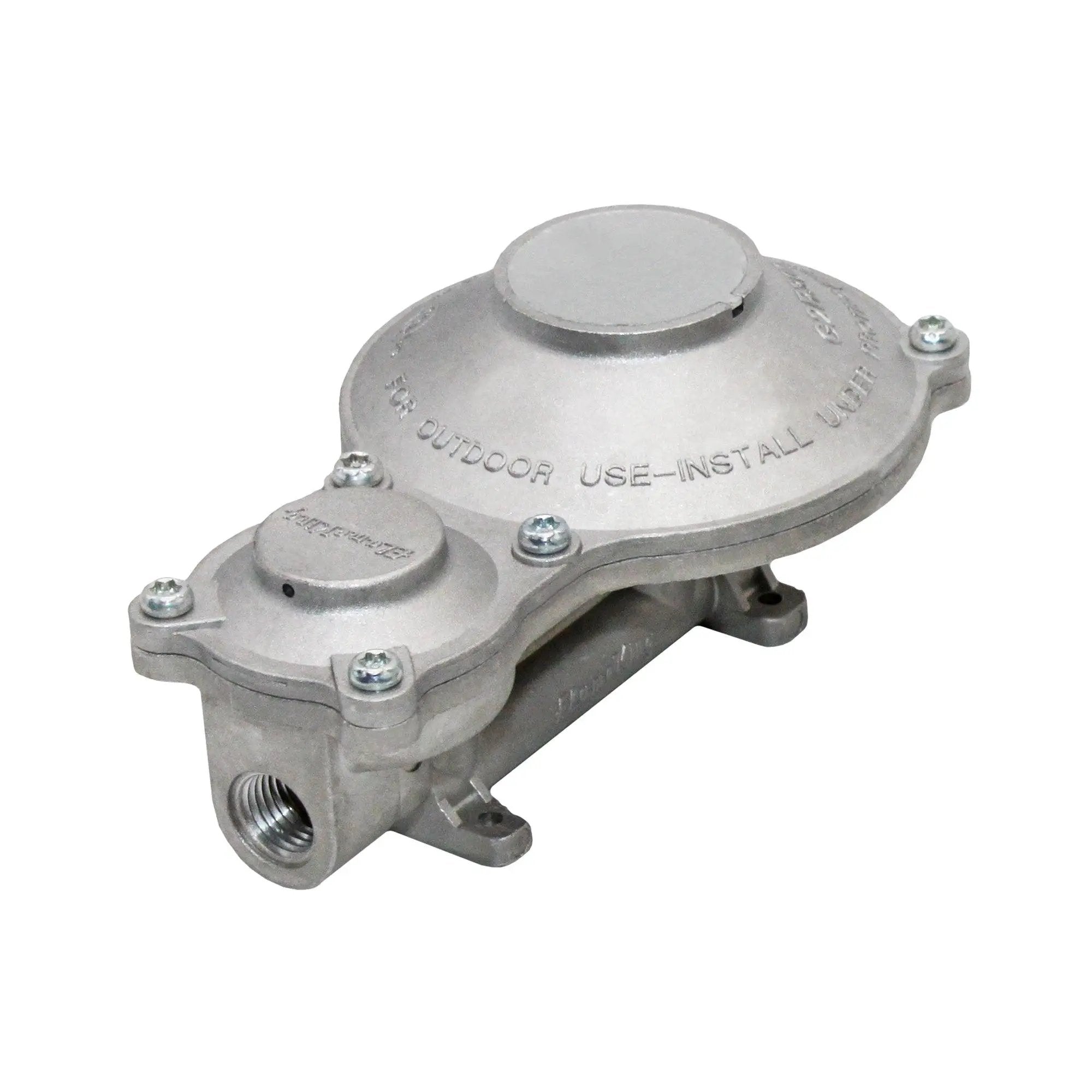 Flame King 2-Stage 300,000 BTU Propane LP Vertical Super Compact Regulator by Flame King Products