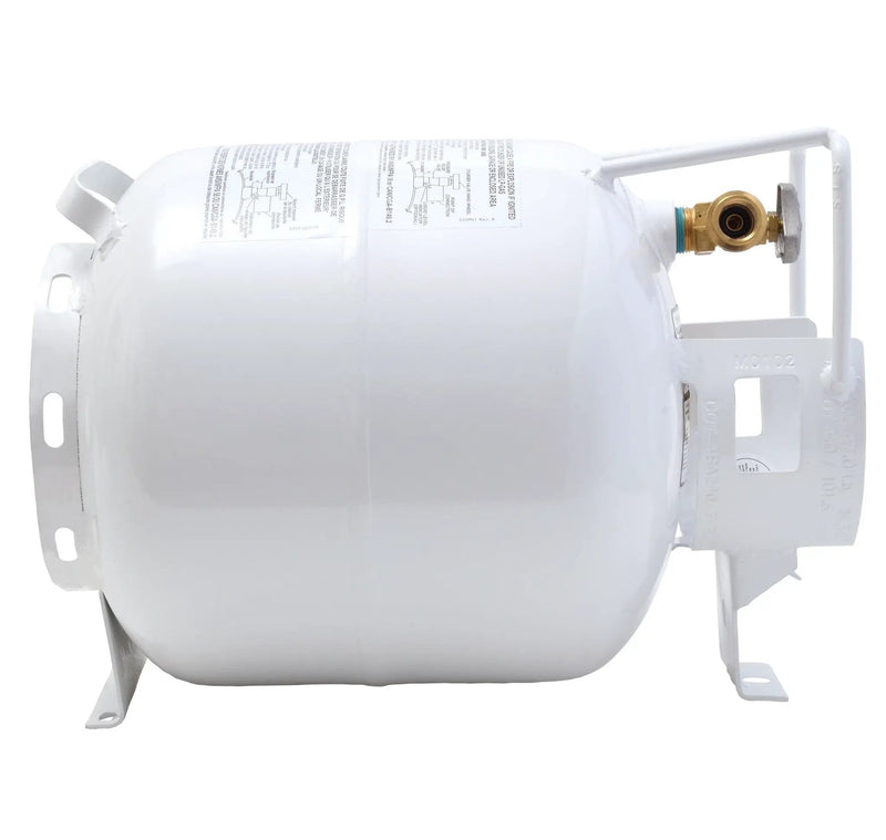 Flame King 20lb Horizontal Propane Cylinder Tank With Valve and Gauge Rv Trailer by Flame King Products