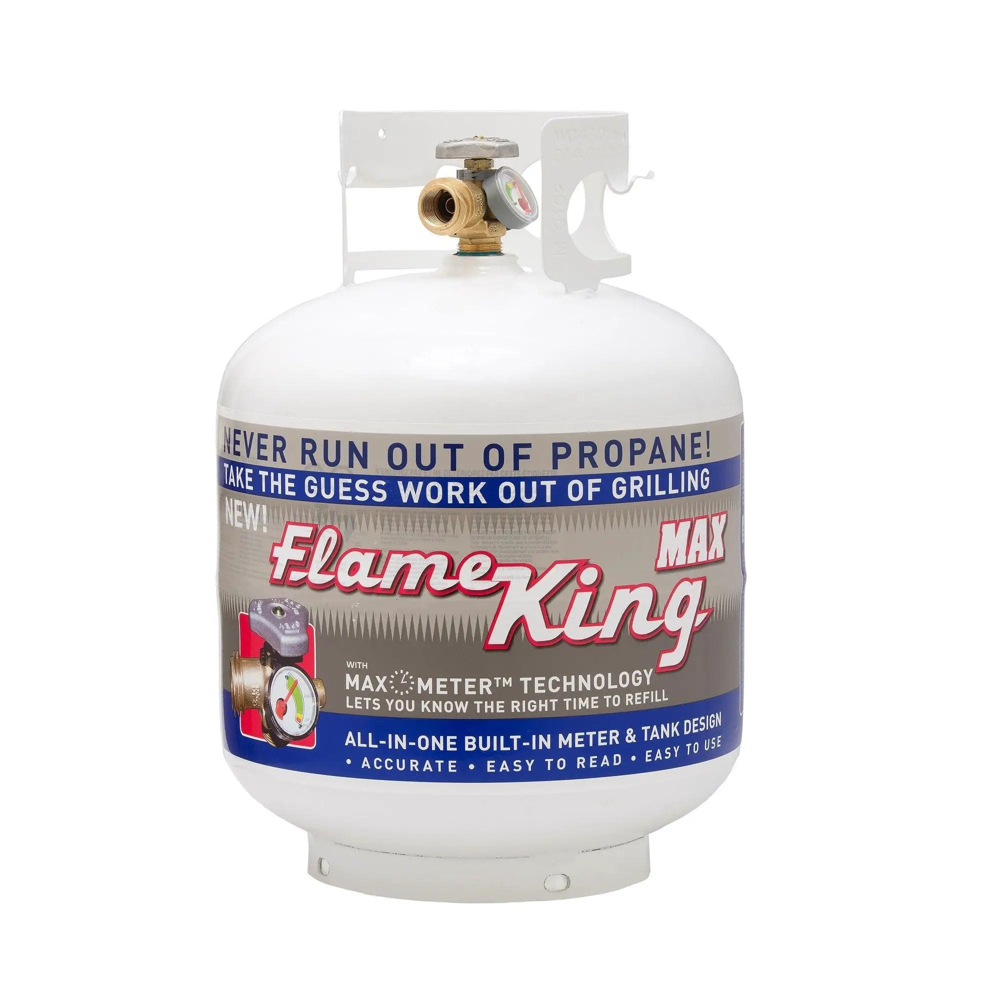 Flame King 20lb Propane Tank LP Cylinder with OPD & Gauge by Flame King Products