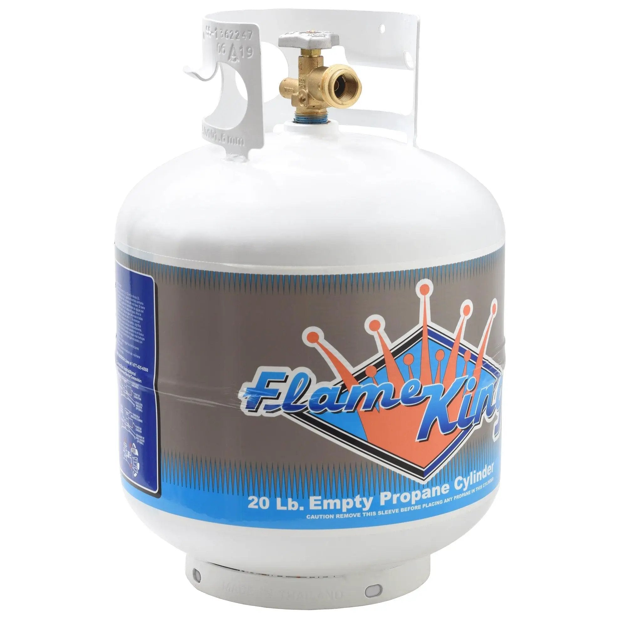 Flame King 20lb Propane Tank LP Cylinder with OPD by Flame King Products