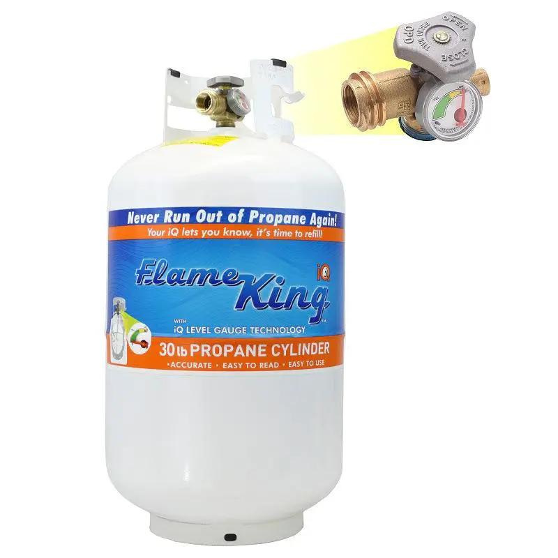 Flame King 30lb Propane Tank LP Cylinder with OPD & Gauge by Flame King Products