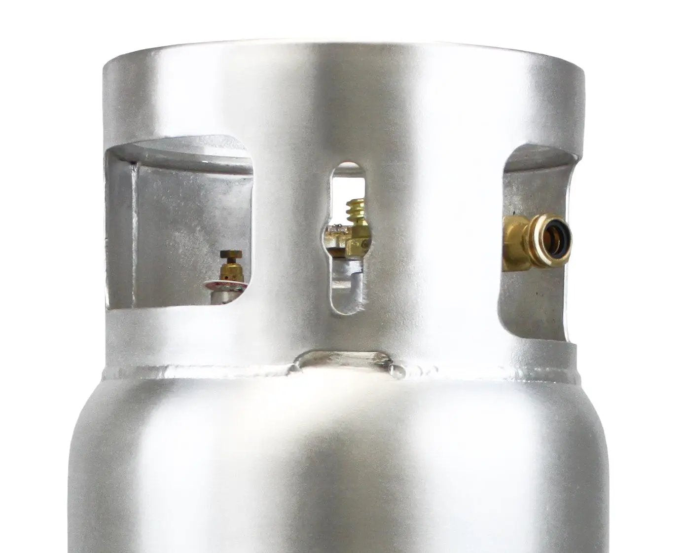 Flame King 33.5lb Aluminum Forklift Propane Tank Cylinder with Gauge by Flame King Products