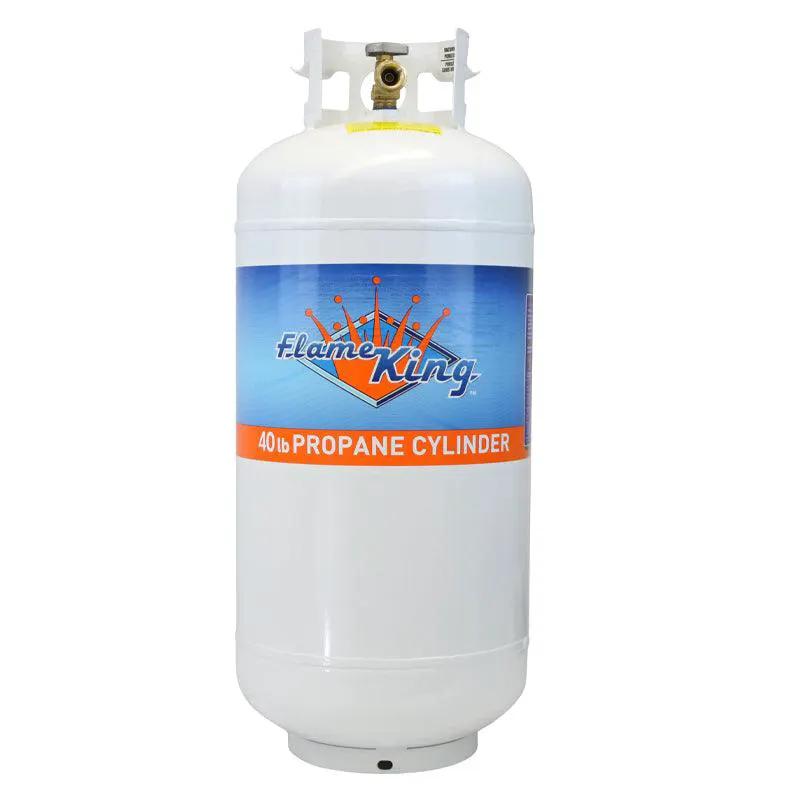 Flame King 40lb Propane Tank LP Cylinder with OPD by Flame King Products