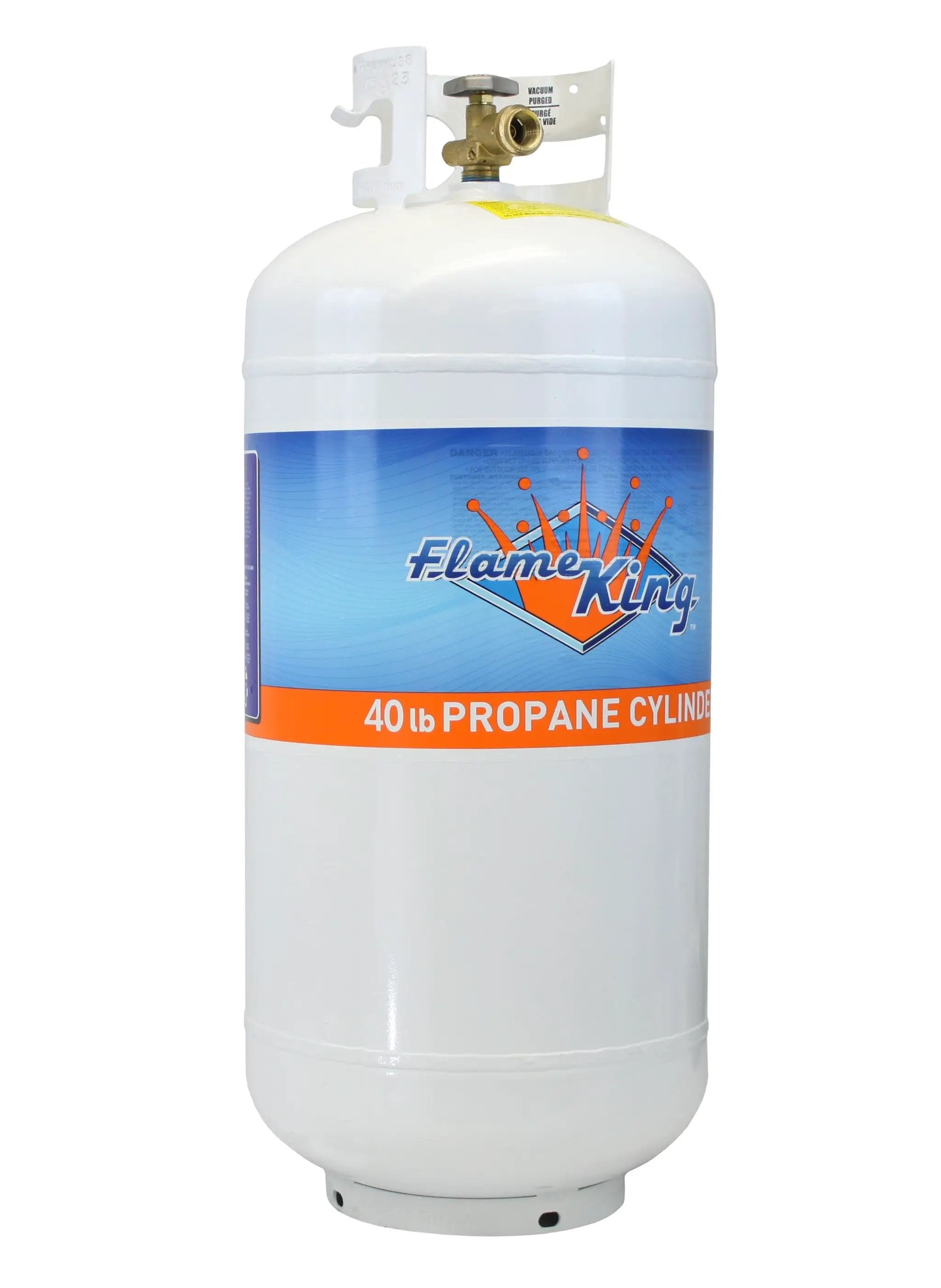 Flame King 40lb Propane Tank LP Cylinder with OPD by Flame King Products