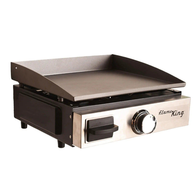 Flame King Flat Top Portable Propane Cast Iron Grill Griddle by Flame King Products