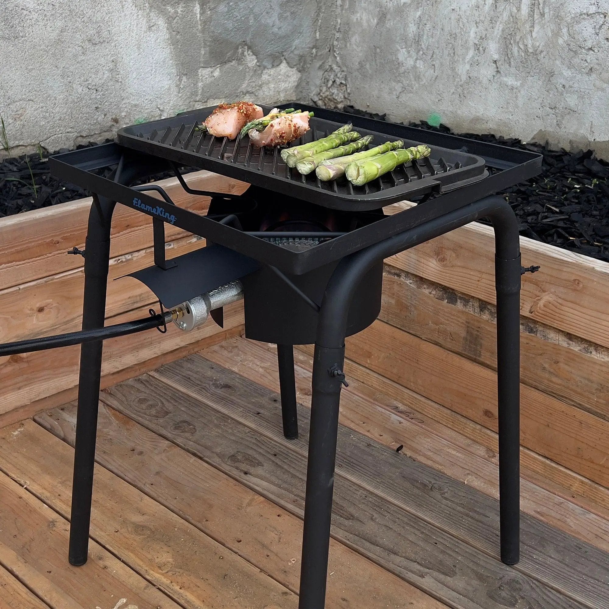 Flame King Heavy Duty 100,000 BTU Propane Gas Single Burner Cooker by Flame King Products