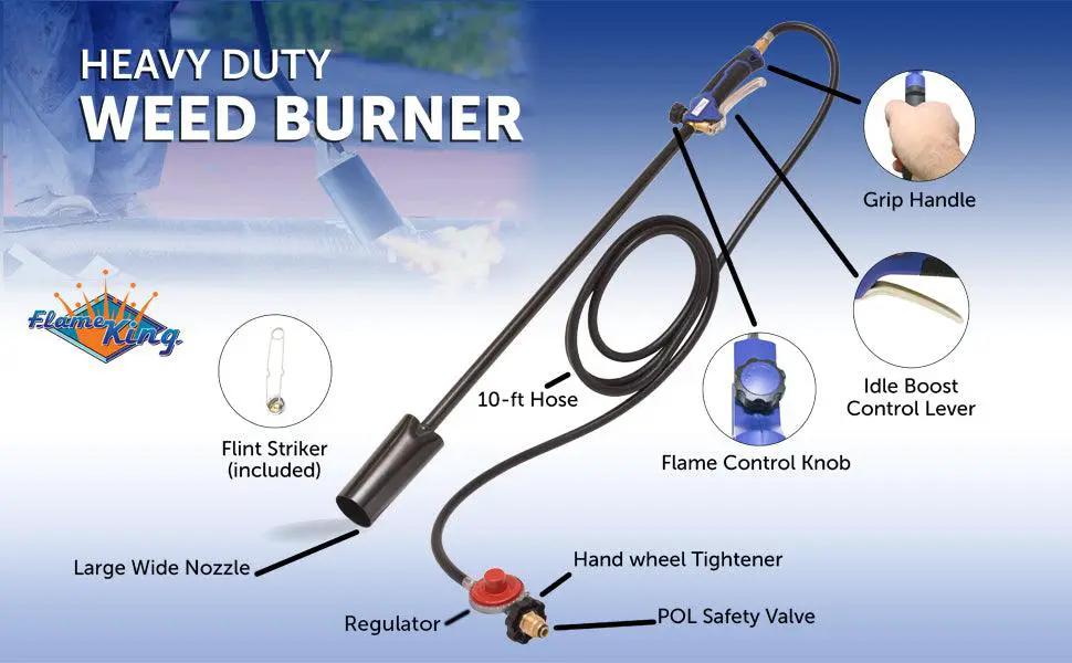 Flame King Heavy Duty 100,000 BTU Propane Torch Weed Burner by Flame King Products