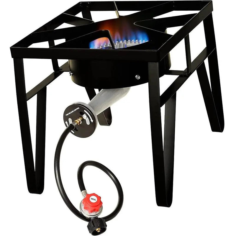 Flame King Heavy Duty 200,000 BTU Propane Gas Single Burner Cooker by Flame King Products