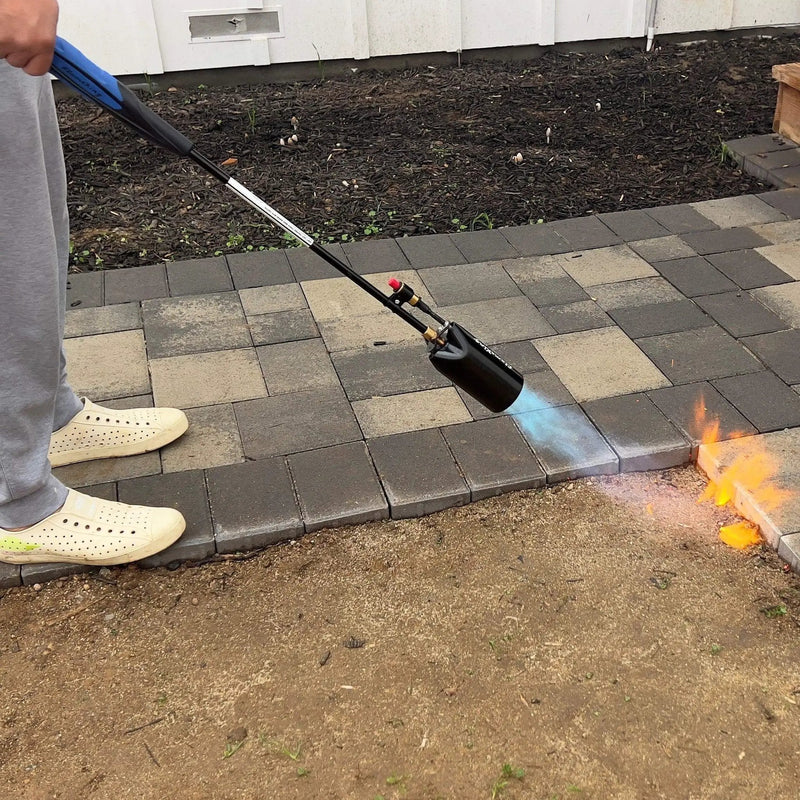 Flame King Heavy Duty Propane Torch Weed Burner 500,000 BTU with Push Button Piezo Ignitor by Flame King Products