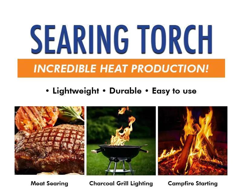 Flame King High Intensity Propane Cooking Searing Torch with Electric Start & Comfort Handle by Flame King Products