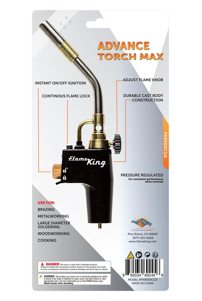Flame King High Intensity Welding Propane Torch Head Swirl Flame by Flame King Products