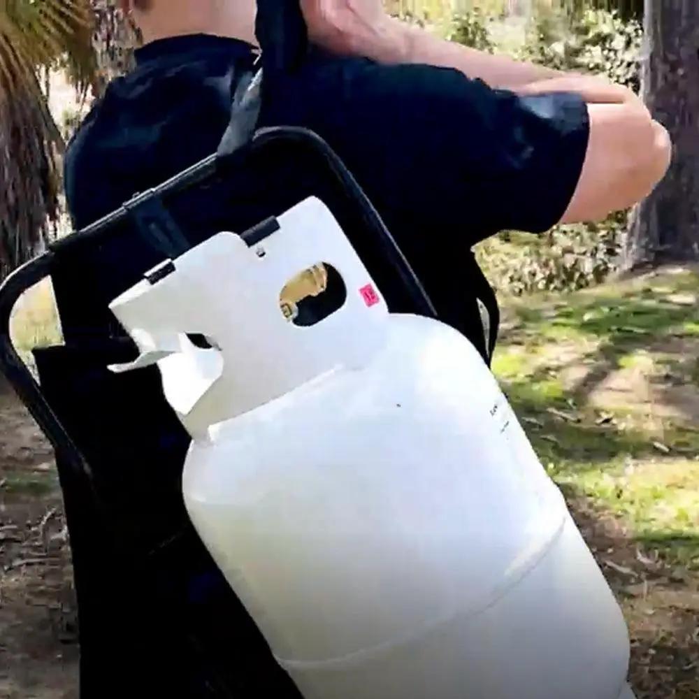Flame King Metal Alice Frame Backpack Carrier for 10LB Propane Cylinder and Weed Torch by Flame King Products