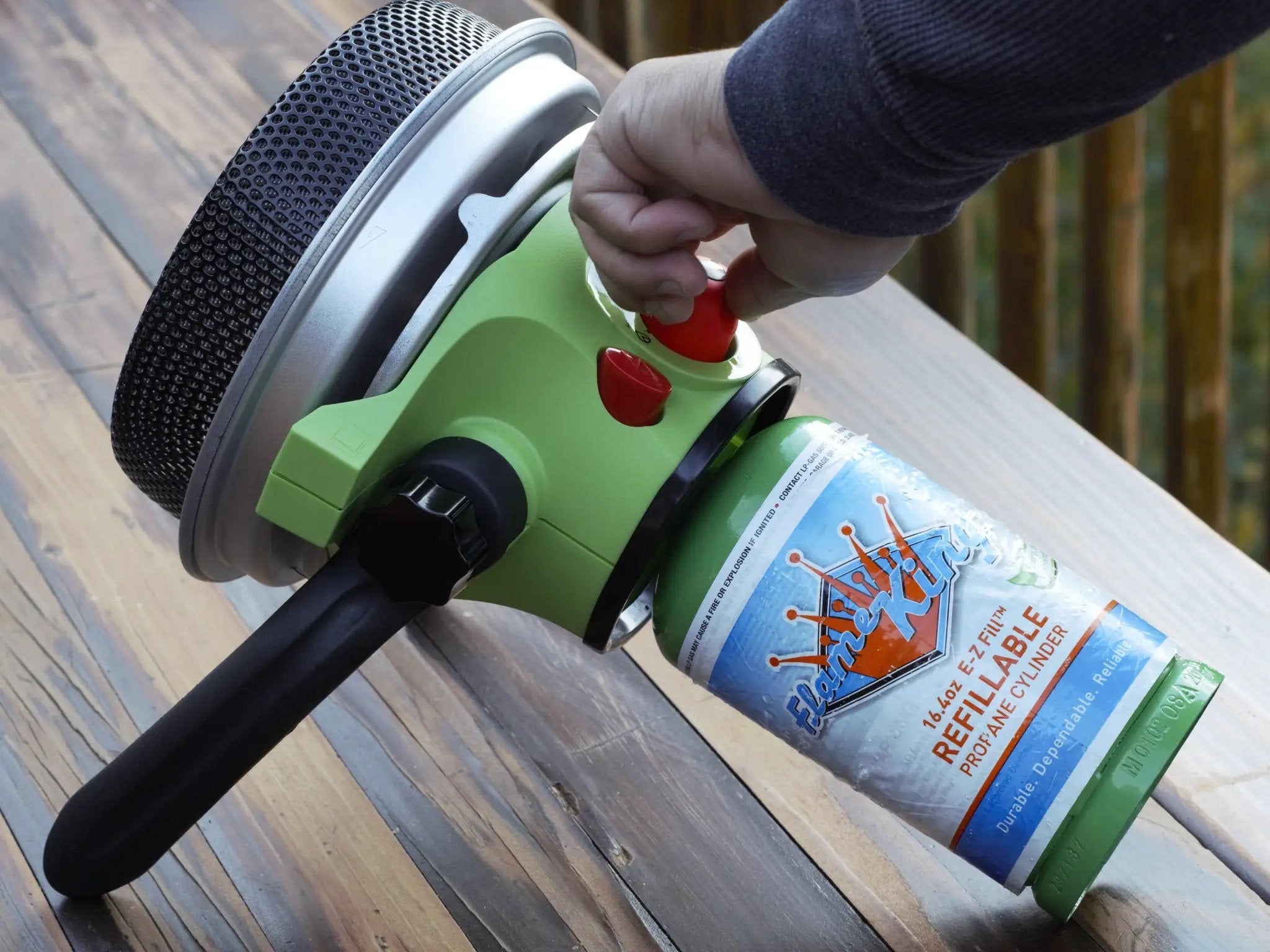 Flame King Portable Heater Propane Gas Outdoor with Piezo Electric Start by Flame King Products
