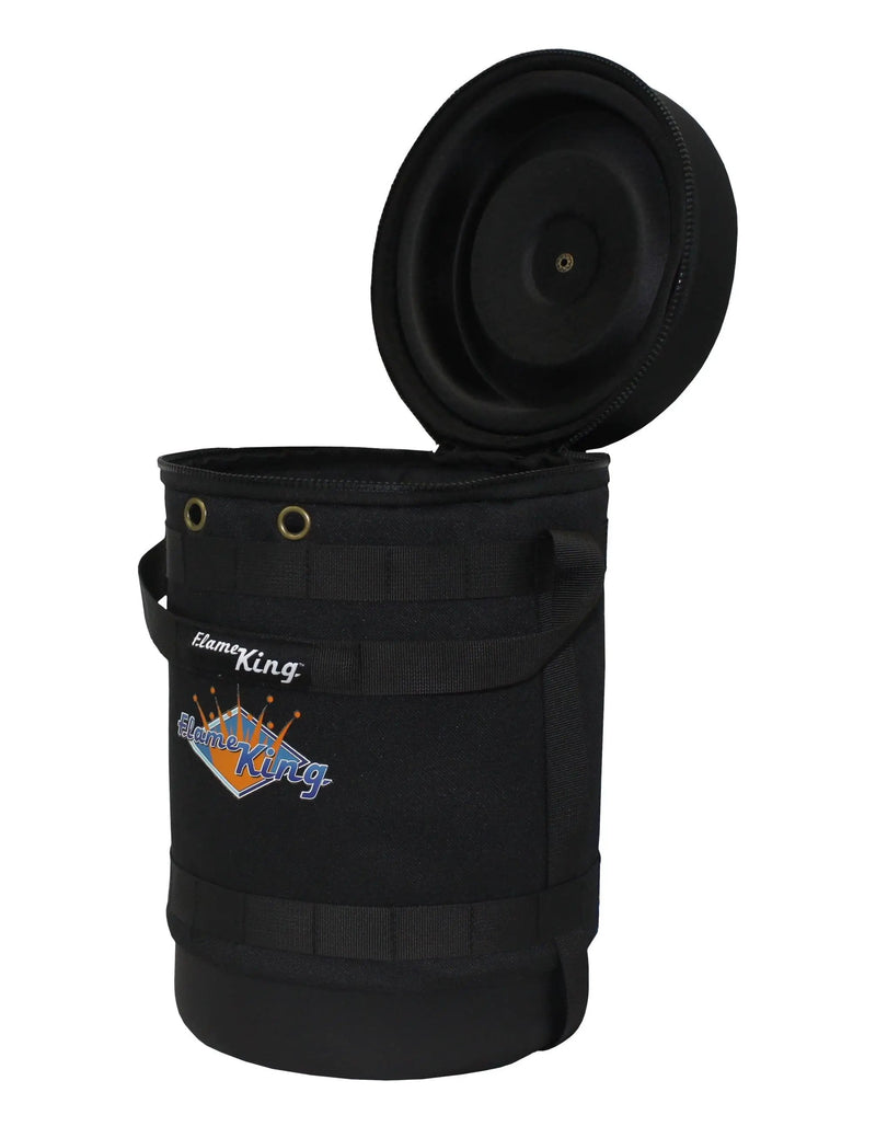 Flame King Propane Gas Hauler for 5lb Propane Tank Insulated Protective Carry Case by Flame King Products