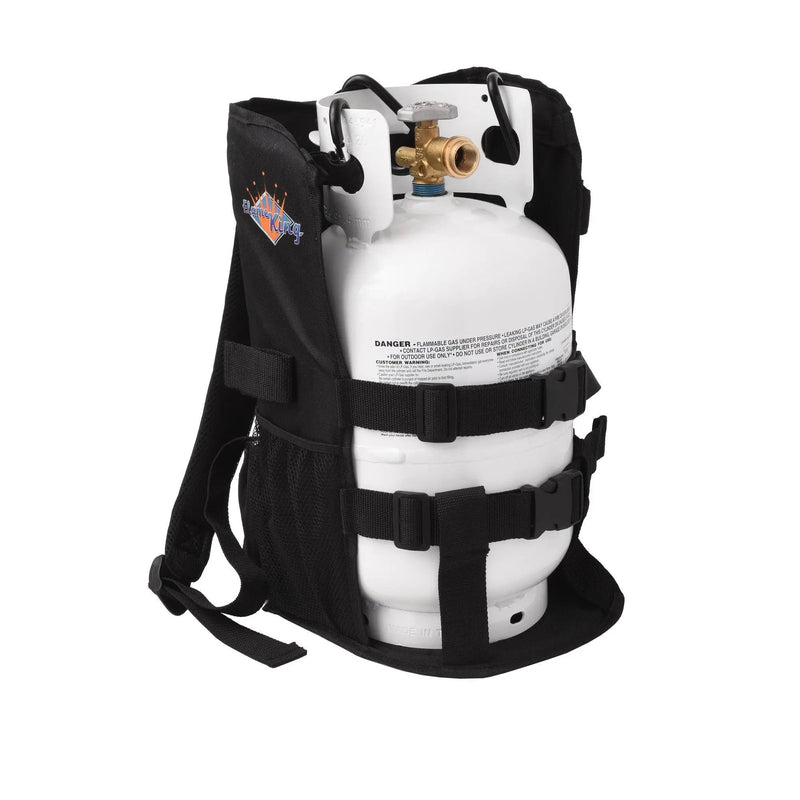 Flame King Propane Tank Backpack Carrier for 5lb or 10lb Cylinder For Weed Burner Torch by Flame King Products