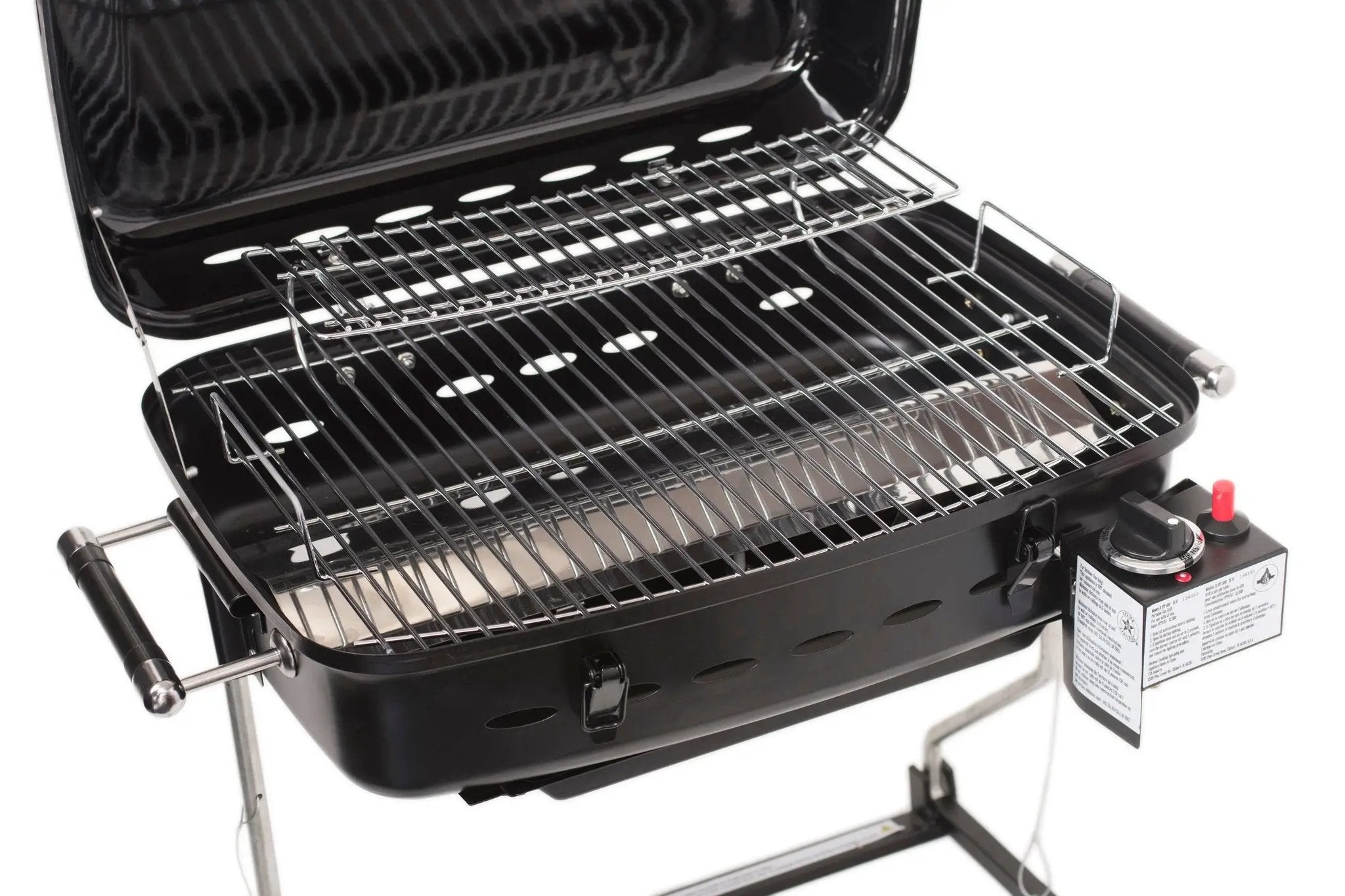 Flame King RV Trailer Mounted Grill BBQ with Carry Bag by Flame King Products