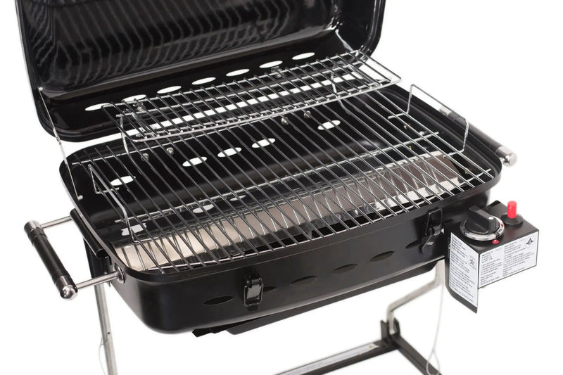 Flame King RV Trailer Mounted Grill BBQ with Carry Bag by Flame King Products