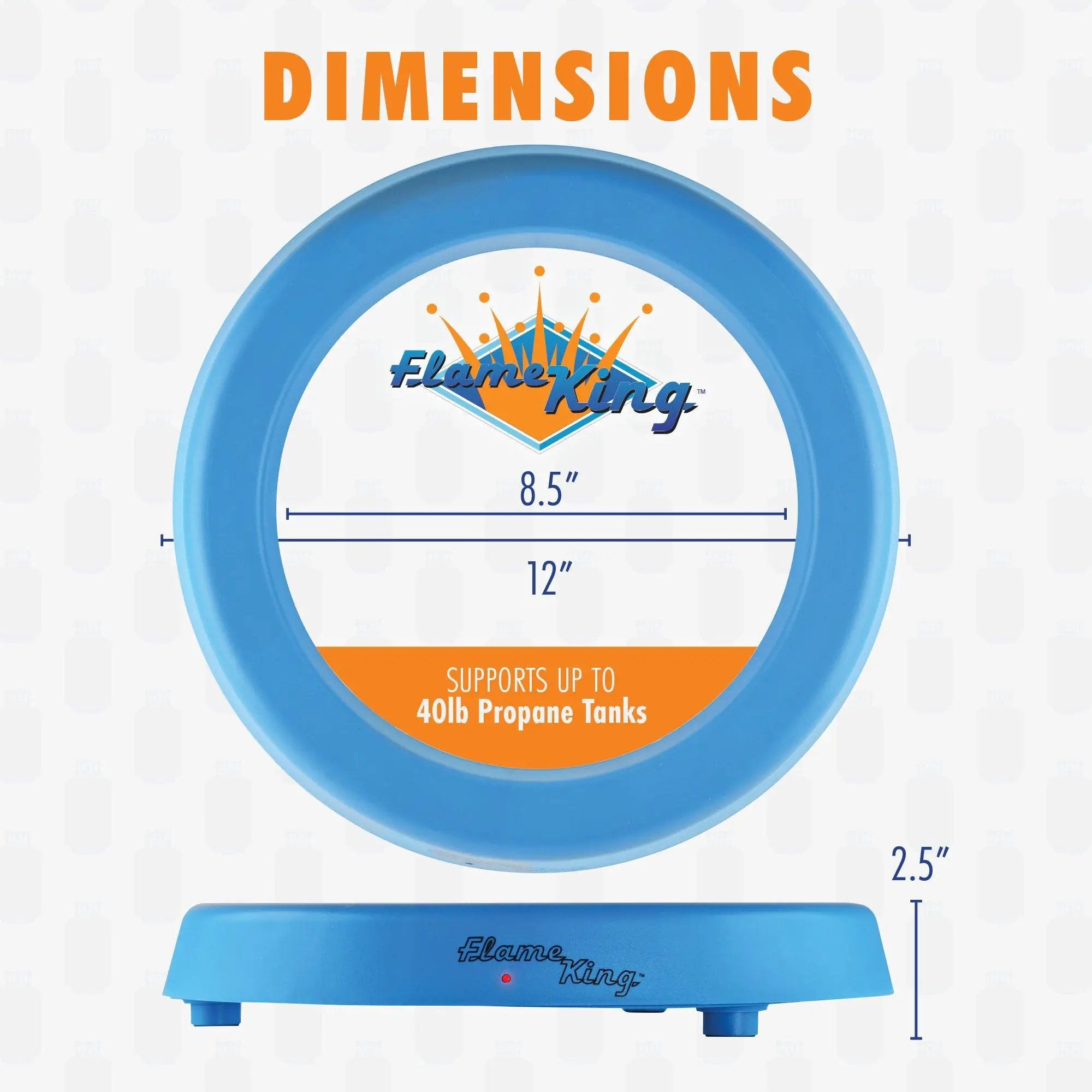 Flame King Smart Wireless Gauge Propane Tank Scale by Flame King Products