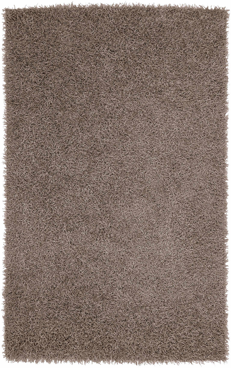 Browder Solid Brown Shag Rug - Clearance by Boutique Rugs